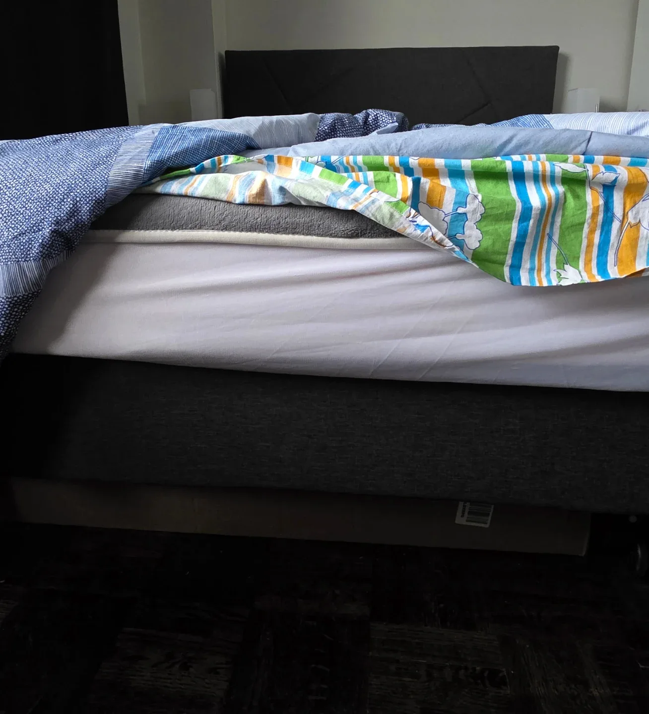 Queen Bed Frame - Gray ( MOVING SALE) image indicator(9)