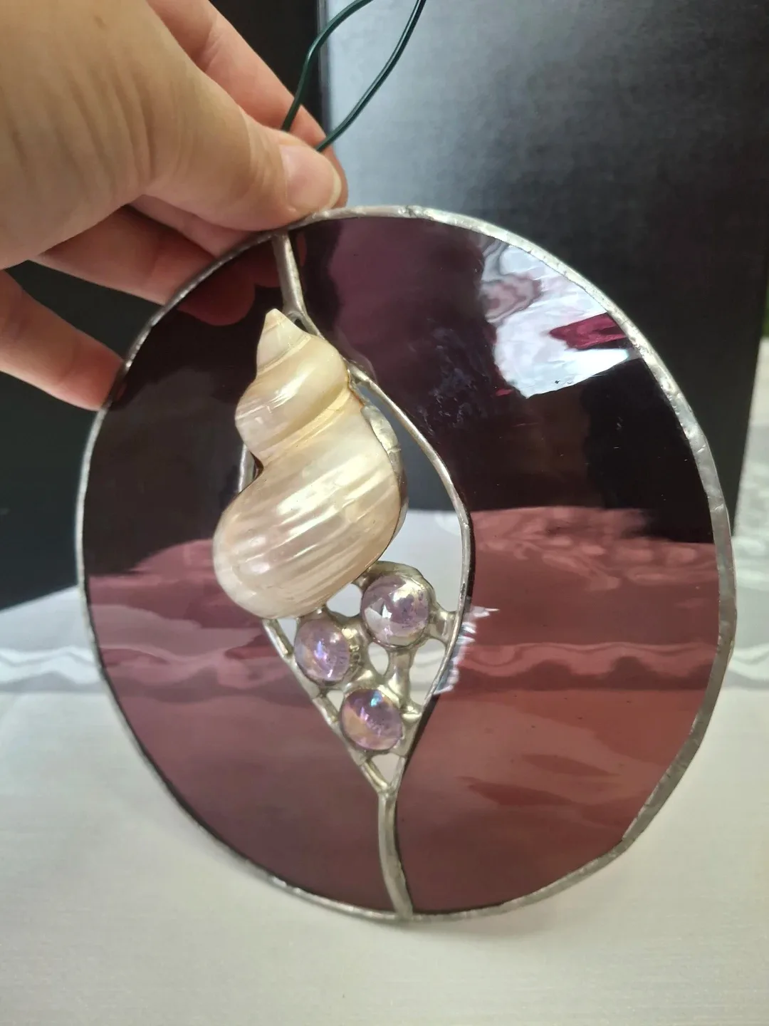 Stained Glass Shell Ornament image indicator(7)