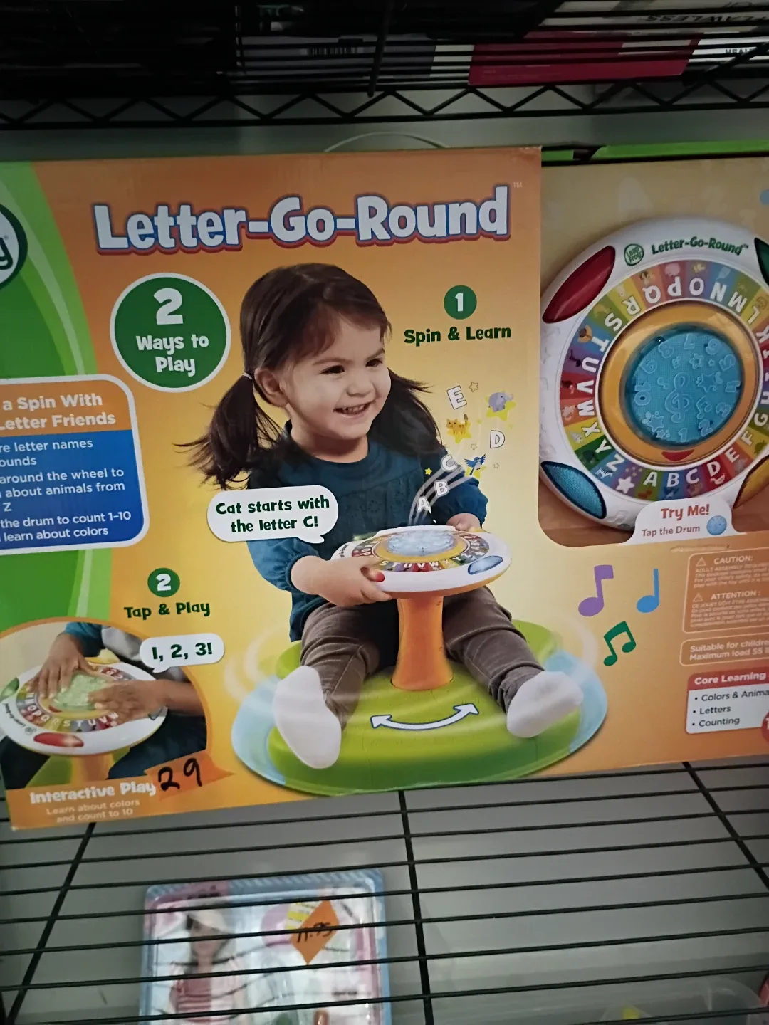 LeapFrog Letter-Go-Round Interactive Toy