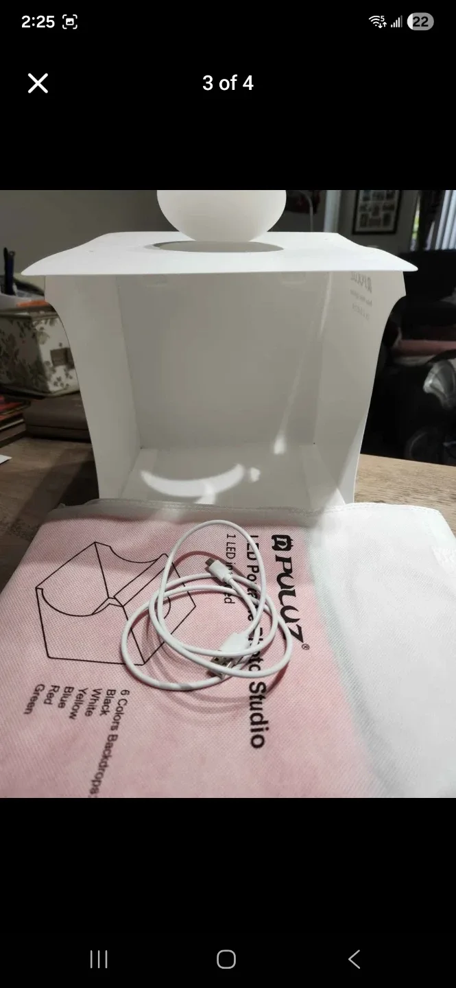 PULUZ Photo Light Box Studio image indicator(2)