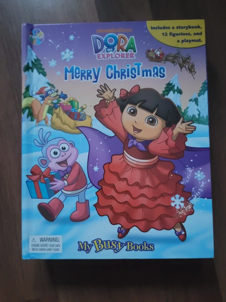Dora the Explorer Merry Christmas My Busy Book