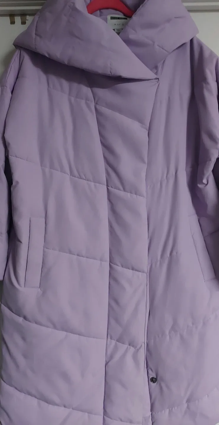 Padded Puffer Coat - Lilac image indicator(2)