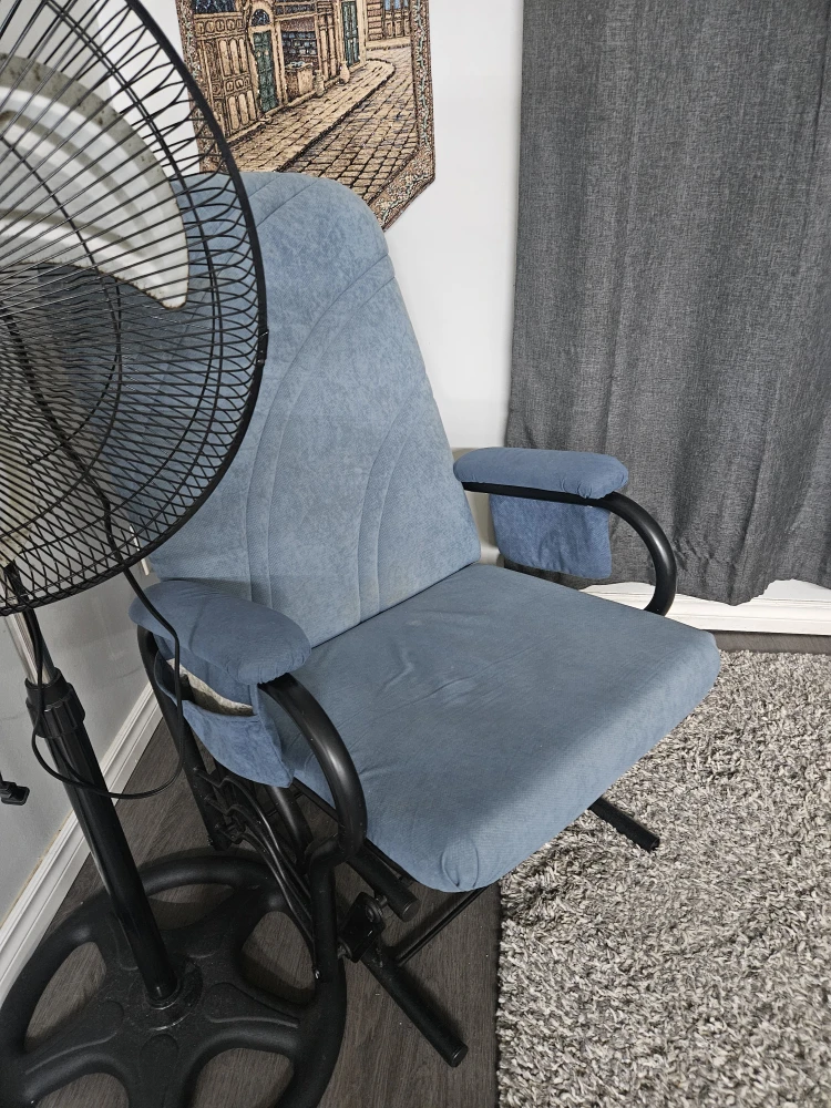 Blue Rocking Chair