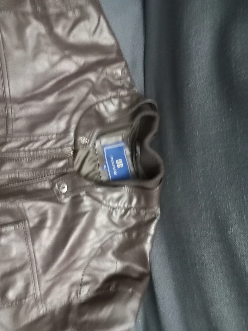 True Blue Brown Leather Jacket - Size XL image indicator(4)