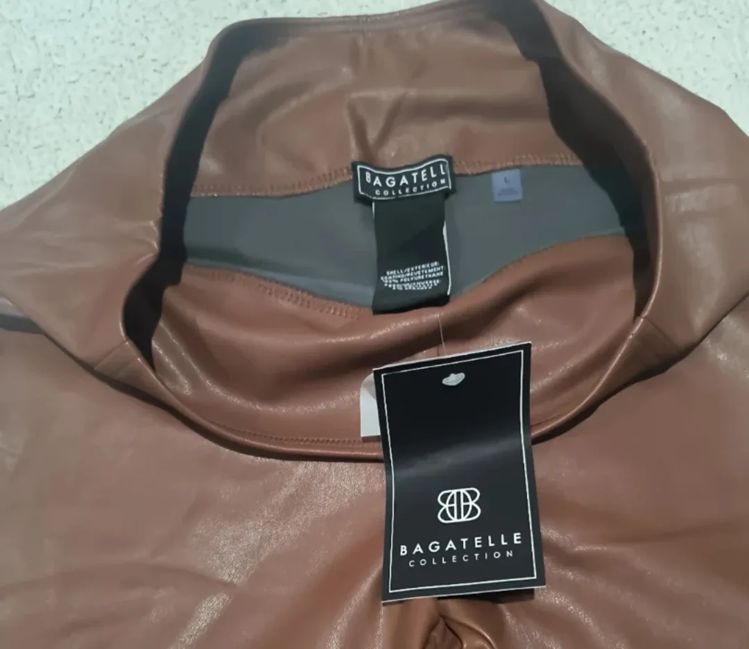 Bagatelle Collection Faux Leather Pants - Size L image indicator(2)