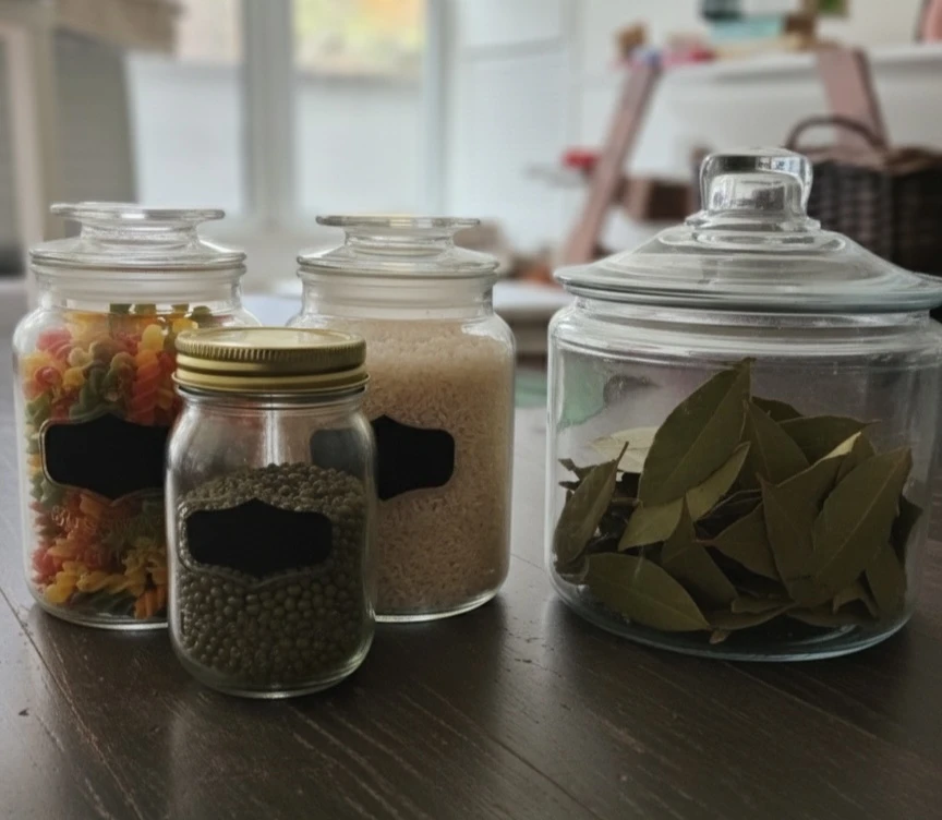 14 Glass Storage Jars
