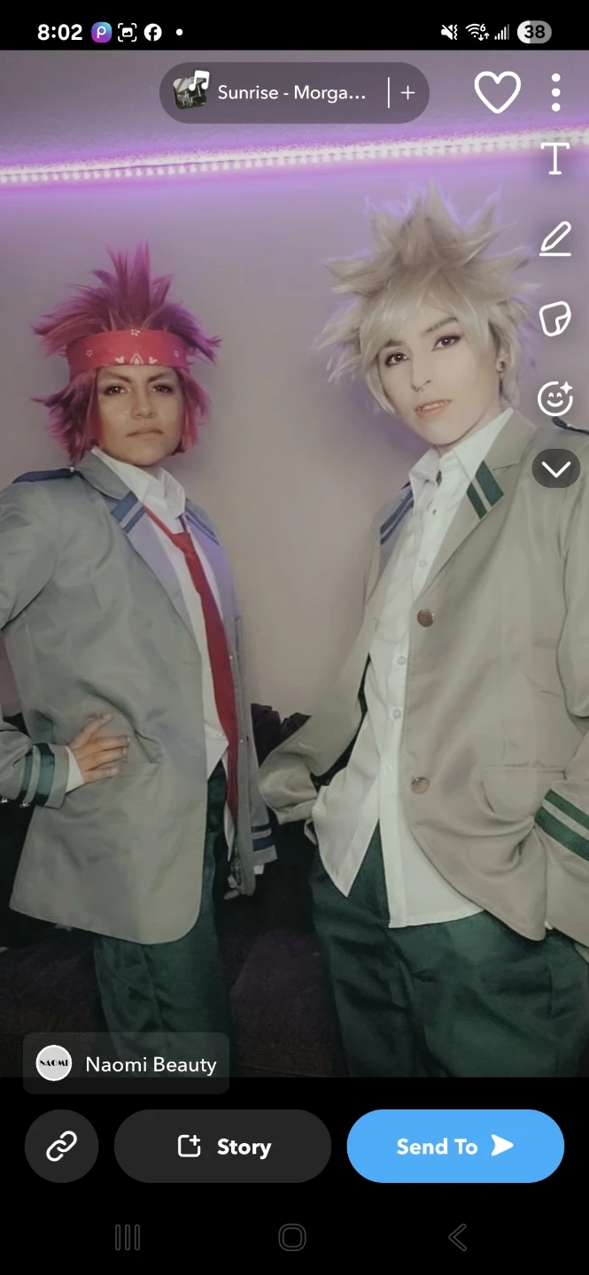 WIGS ONLY bnha Bakugou and Kirishima