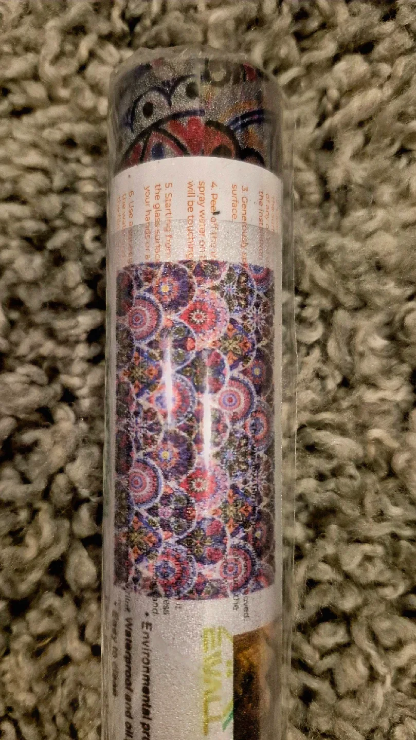 Bohemian Decorative Window Film, New 23.6"x39.3" image indicator(4)