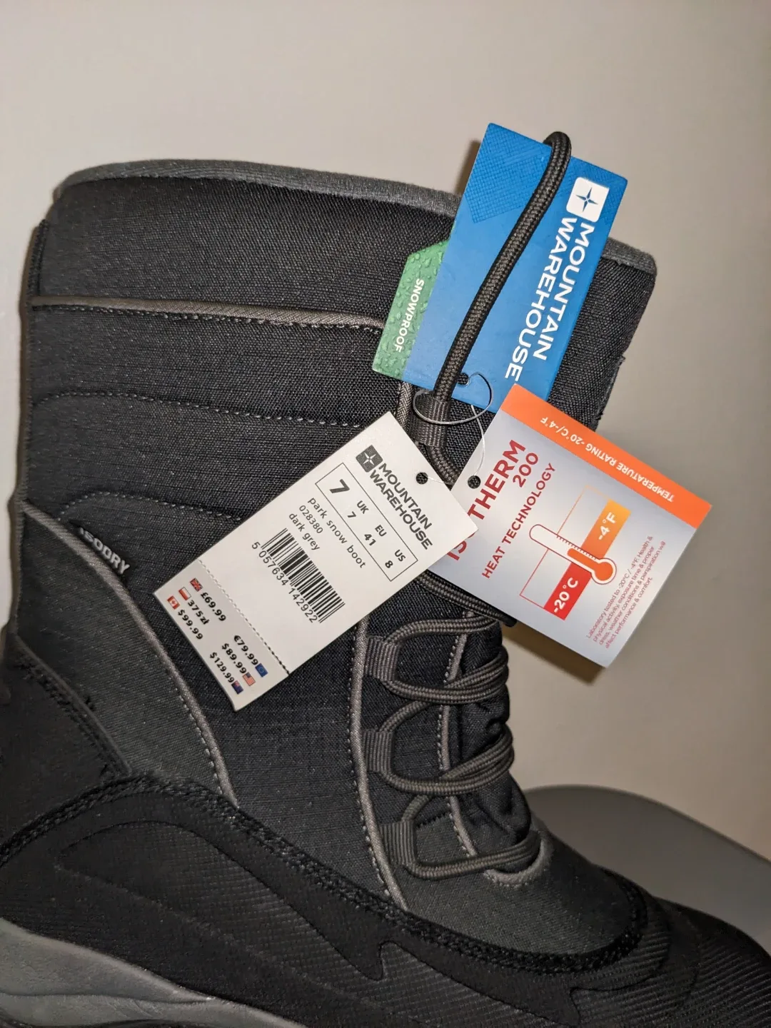 New Mountain Warehouse Mens Snow Boots - Size US 8 image indicator(2)