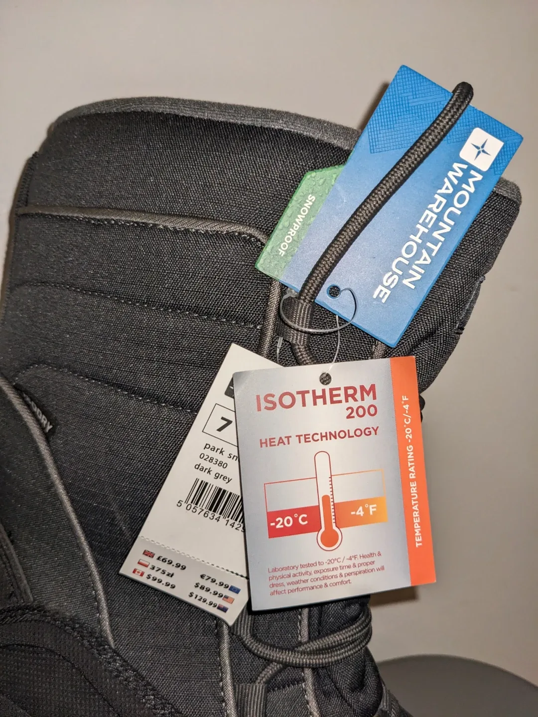 New Mountain Warehouse Mens Snow Boots - Size US 8 image indicator(3)