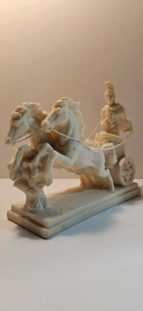 Roman Chariot Statue