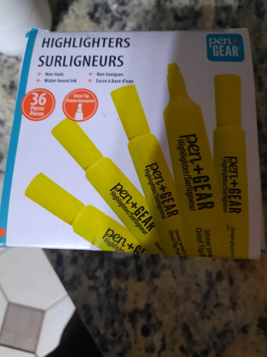Pen+Gear Yellow Highlighters, 36 Pieces🥕 image indicator(2)