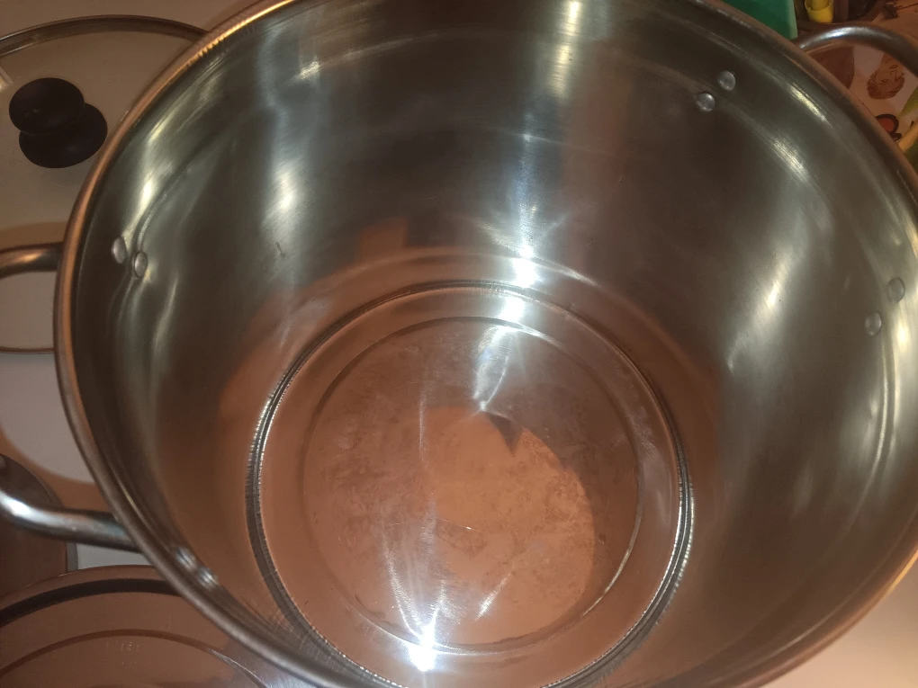 Large Stainless Steel Stock Pot with Lid - photo 3