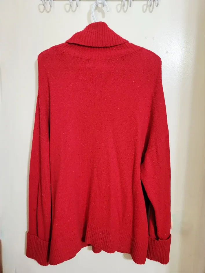Red Turtleneck Sweater image indicator(4)
