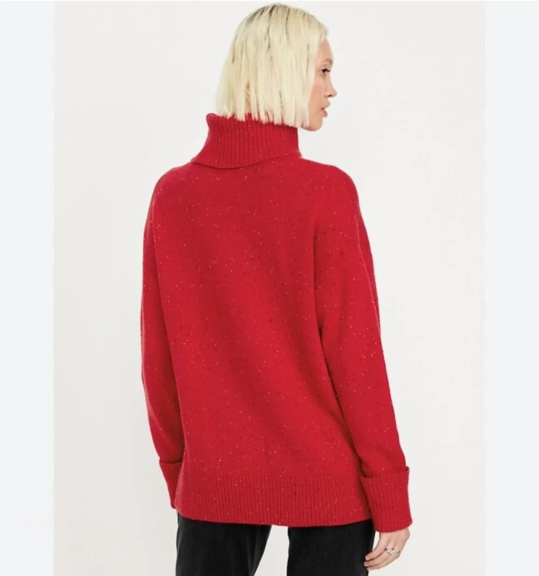 Red Turtleneck Sweater image indicator(5)