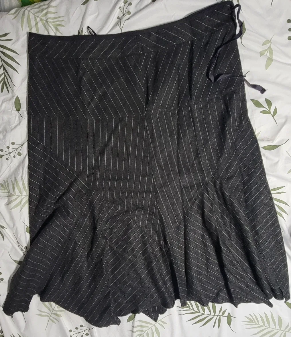 Pinstripe Skirt