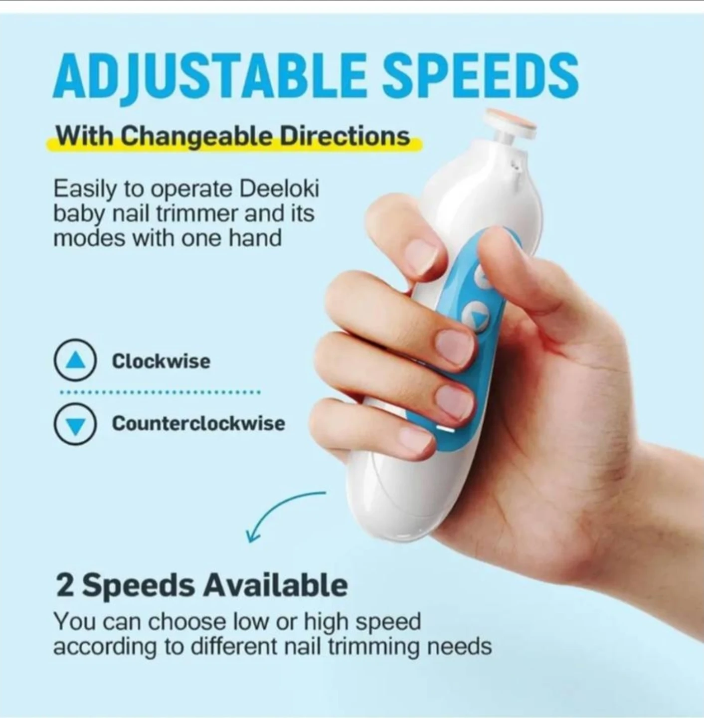 Electric Trimmer Nail baby - photo 3