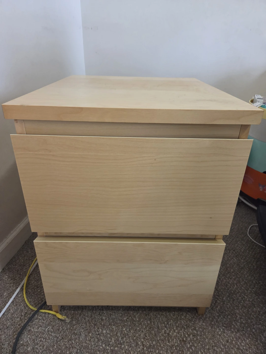 IKEA Malm 2-Drawer Chest - Light Brown - photo 2