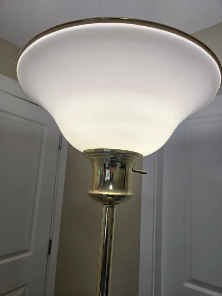 Gold Finish Floor Lamp