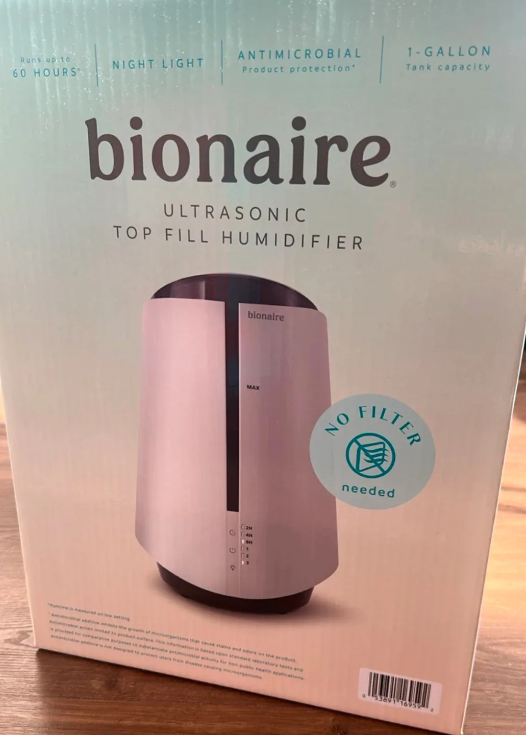 Bionaire Ultrasonic Humidifier image indicator(7)