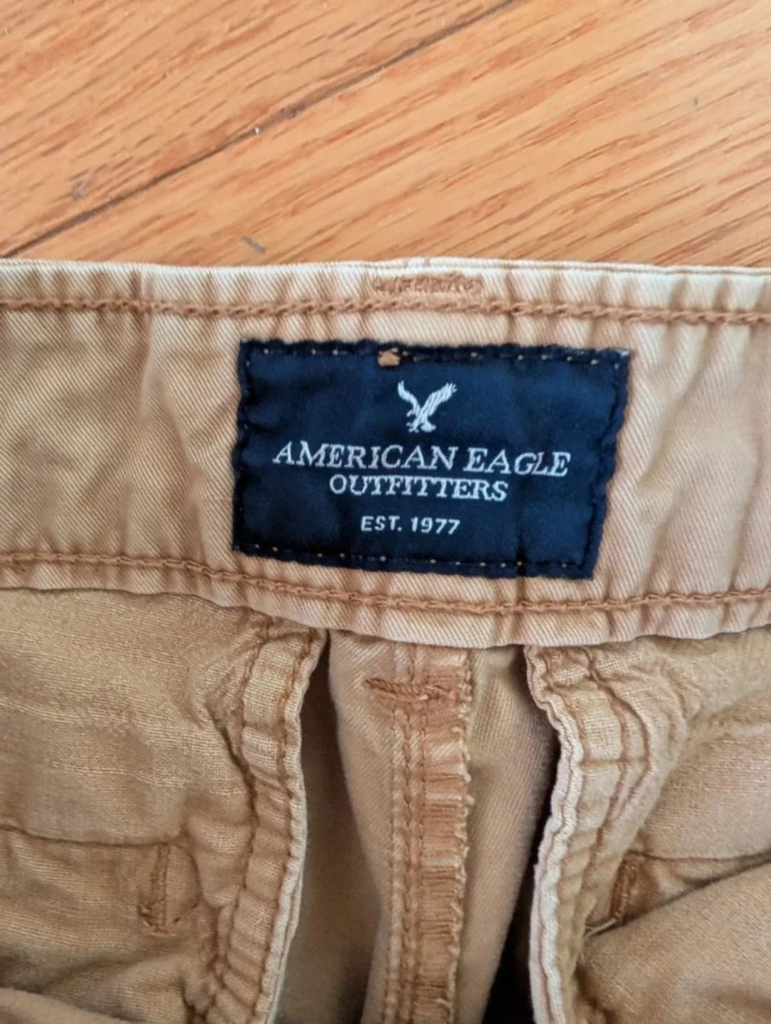 American Eagle Outfitters Slim Straight Khakis - 32/34 image indicator(3)