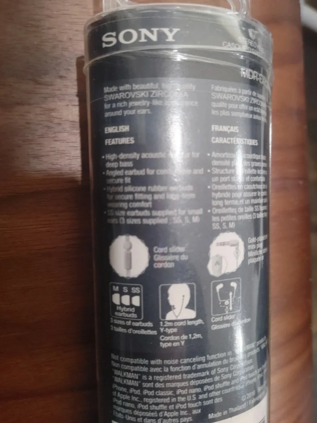 🧡SWAROVSKI SONY CHIC LITTLE EARBUDS MDR-EX80LP BRAND NEW image indicator(3)