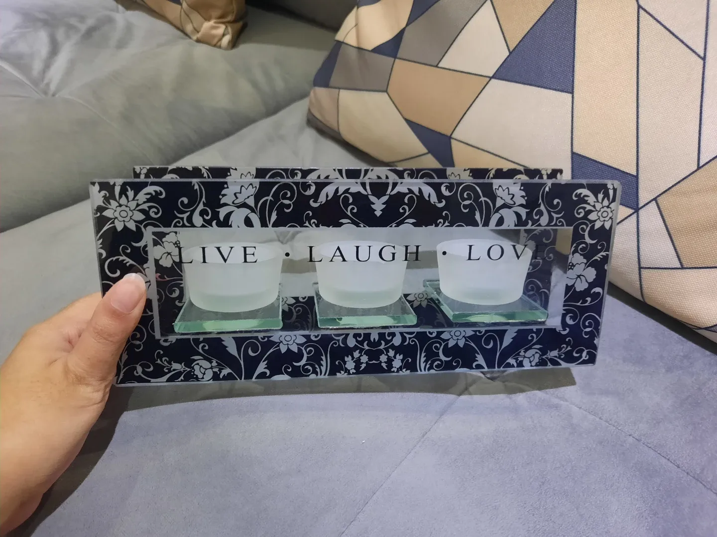 Live Laugh Love Candle Holder thumbnail