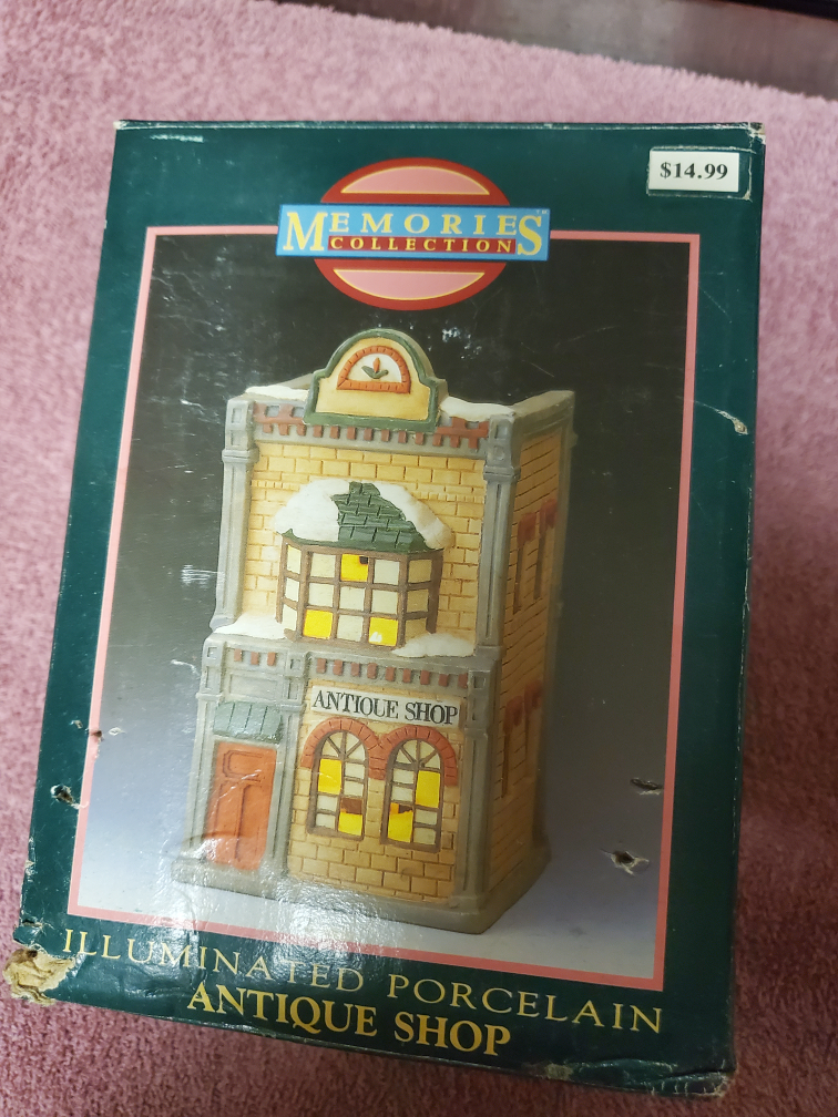 Memories Collection Illuminated Porcelain Antique Shop