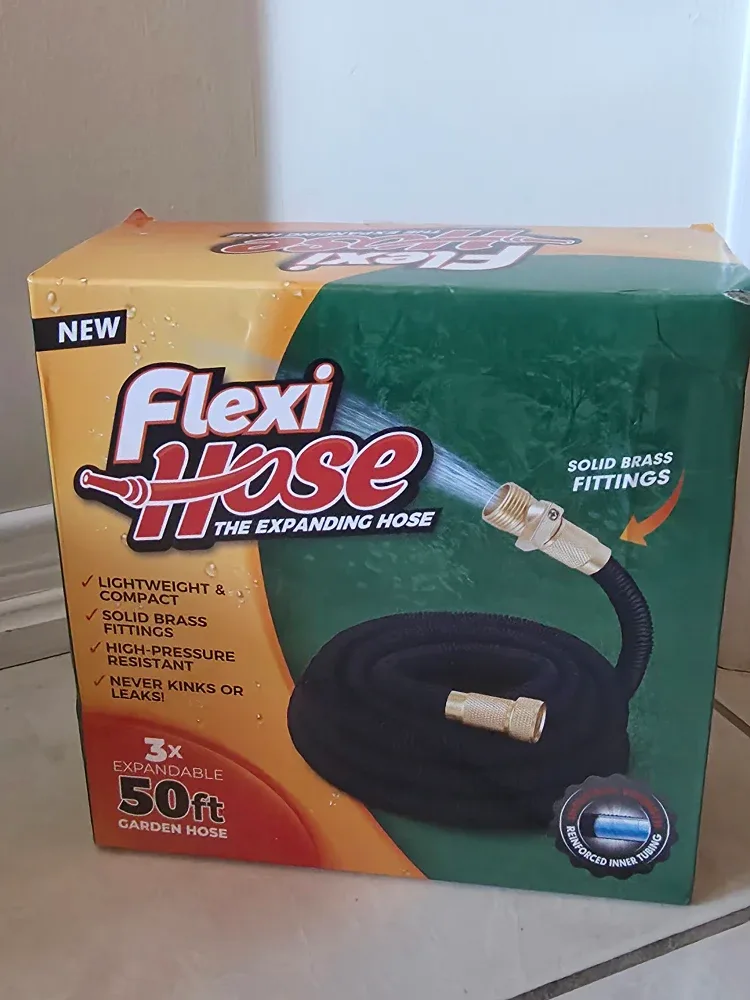 New Flexi Hose 50ft Expanding Garden Hose thumbnail