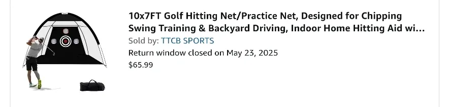 10x7FT Golf Hitting Net image indicator(3)