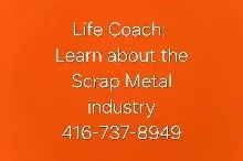 Life Coach for Scrap Metal Pick-Up