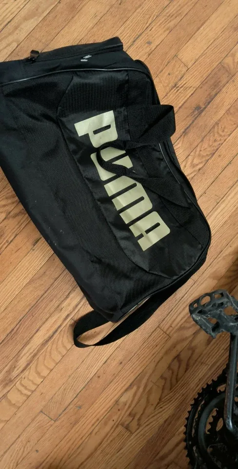 Puma Black Duffle Bag