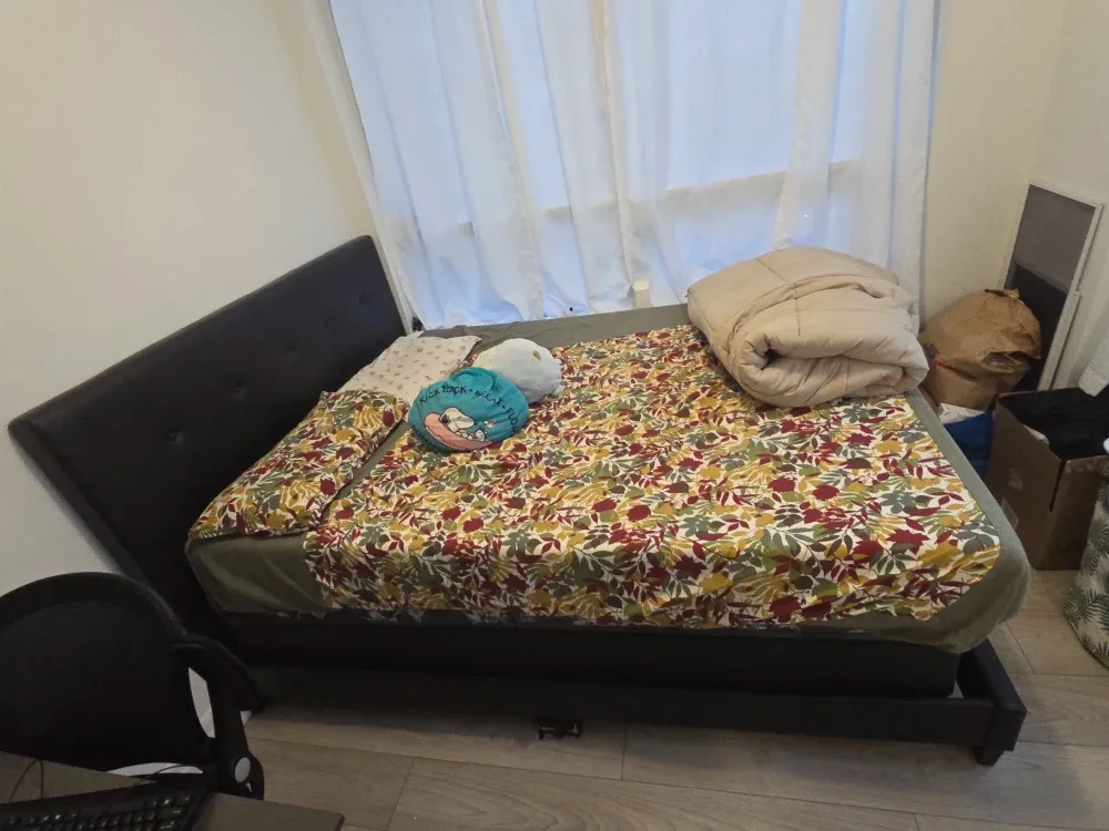 Queen Size Bed Frame & Mattress image indicator(2)