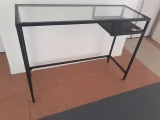 Furniture Lot: Desk, Coffee Table, Sofa, TV Stand