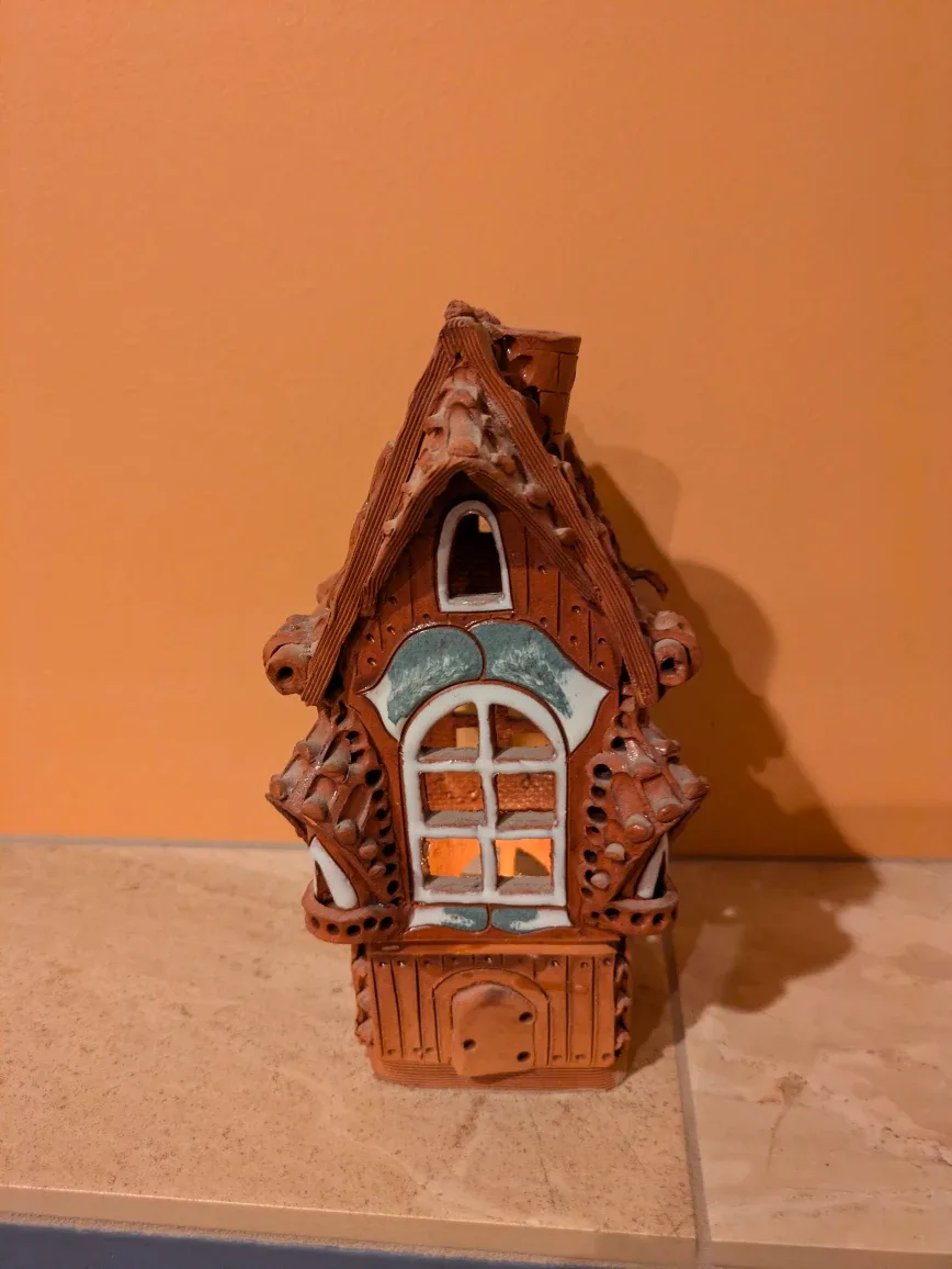 Decorative House Candle Holder