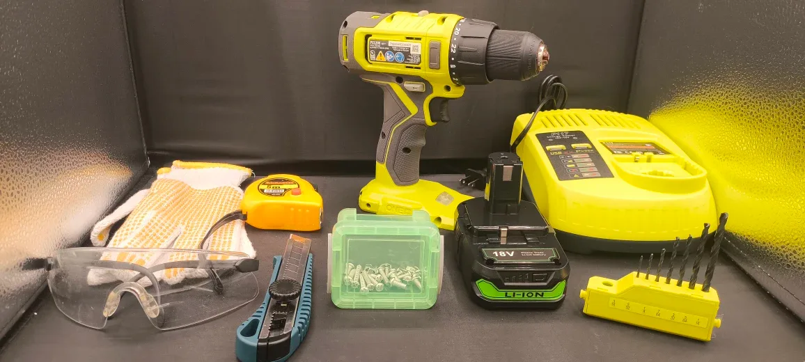 RYOBI PCL206 Cordless Driver – Complete Starter Pack (Like New)