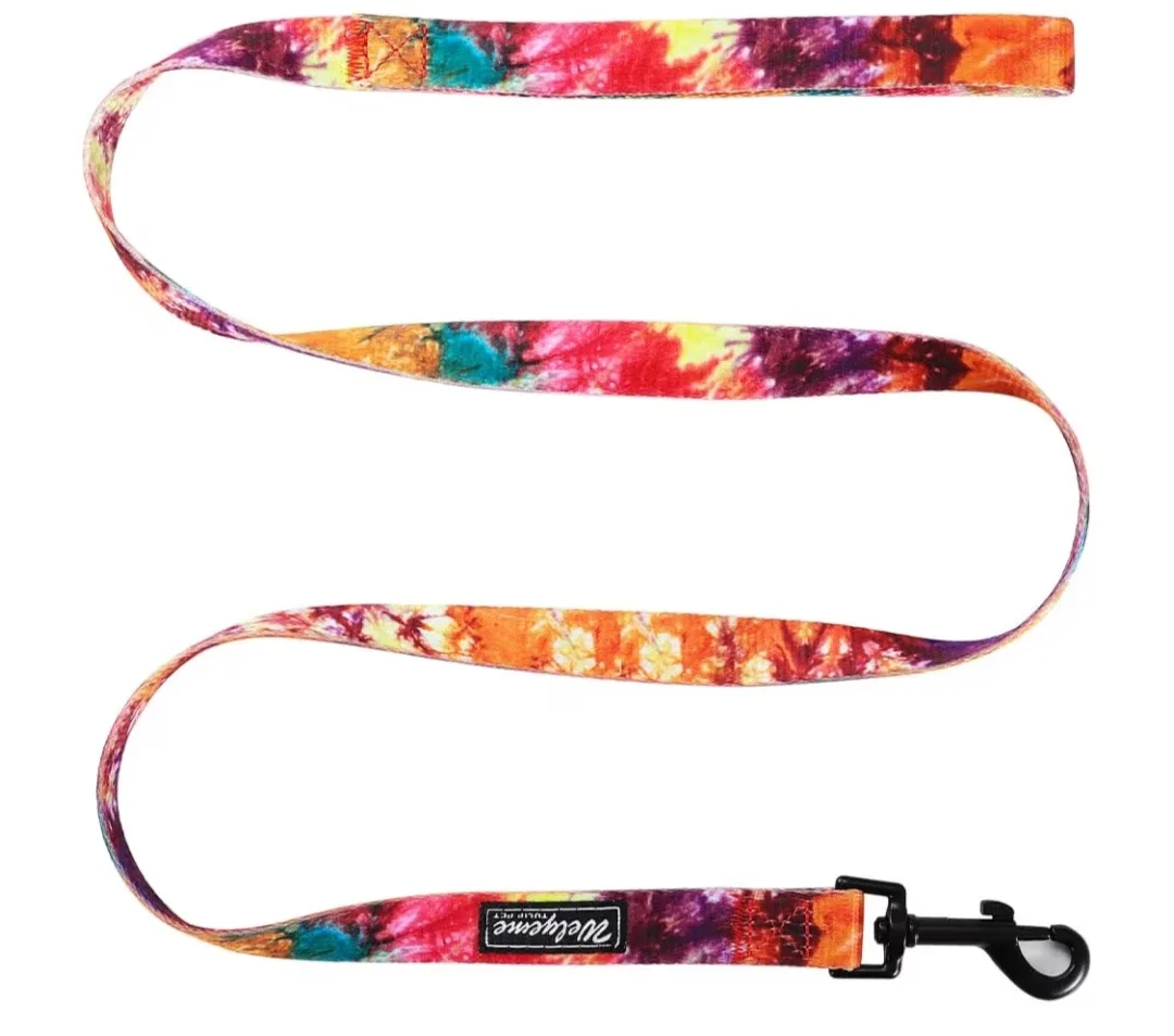 Wolyone Tie-dye Dog Leash & Collar Set, Size XS image indicator(2)