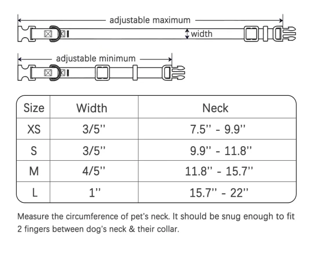 Wolyone Tie-dye Dog Leash & Collar Set, Size XS image indicator(4)