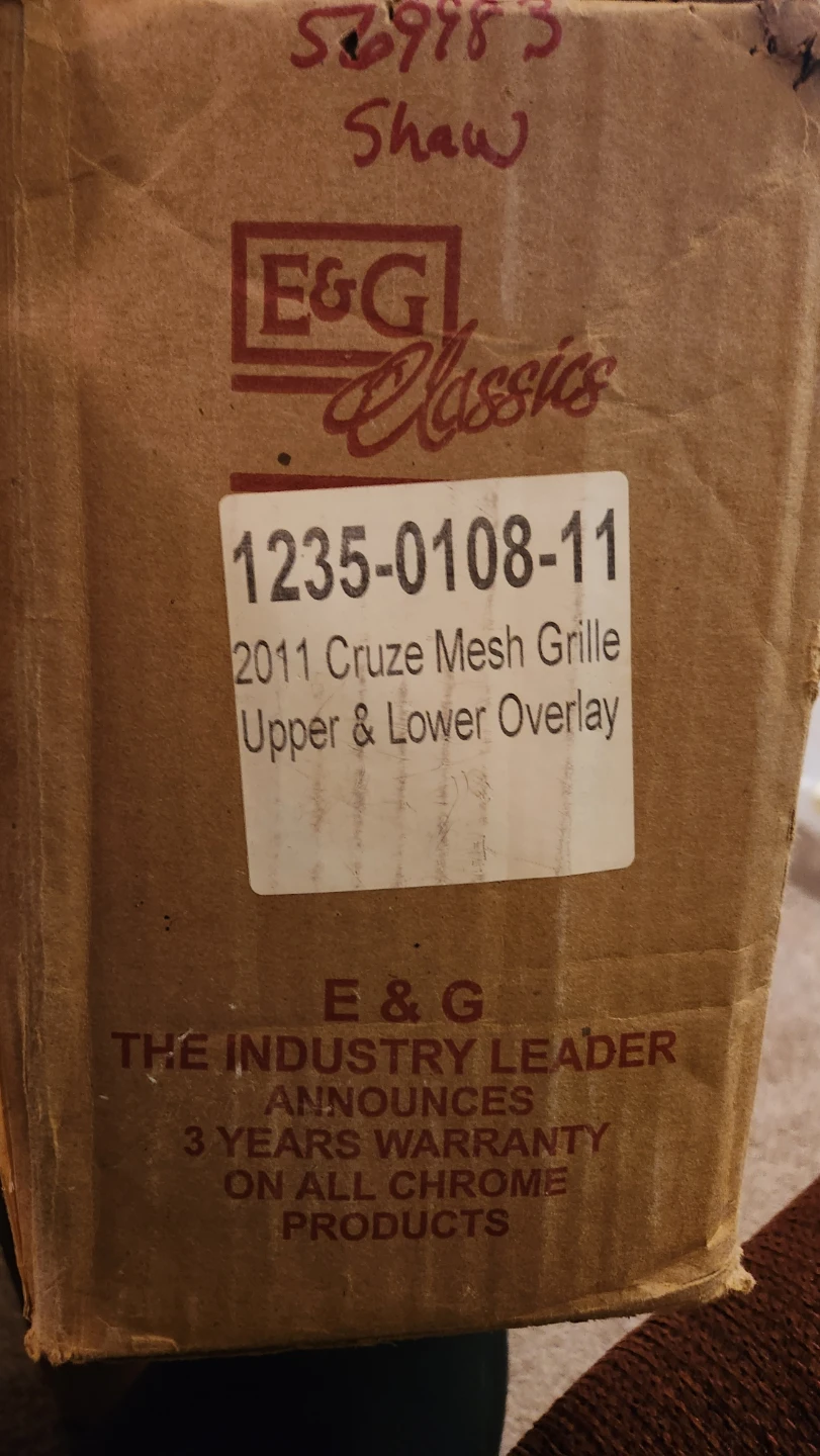 E&G Classics 2011 Cruze Mesh Grille Overlay - photo 4