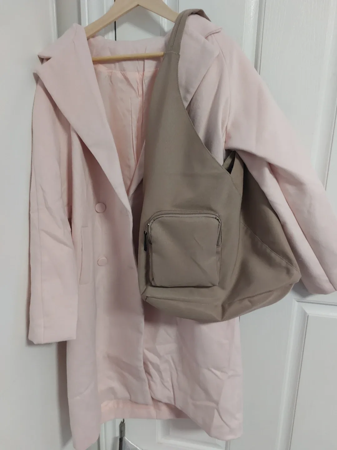 Beige Sling Bag