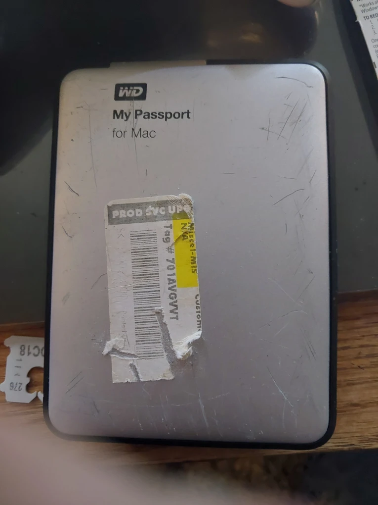 WD My Passport for Mac External Hard Drive