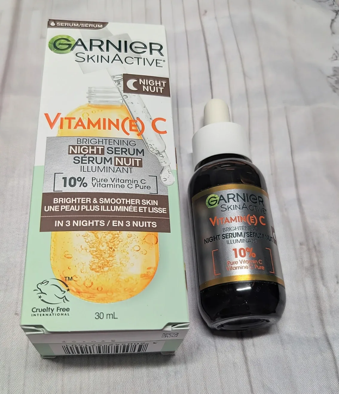 Garnier Skinactive Vitamin C Brightening Night Serum - 30mL