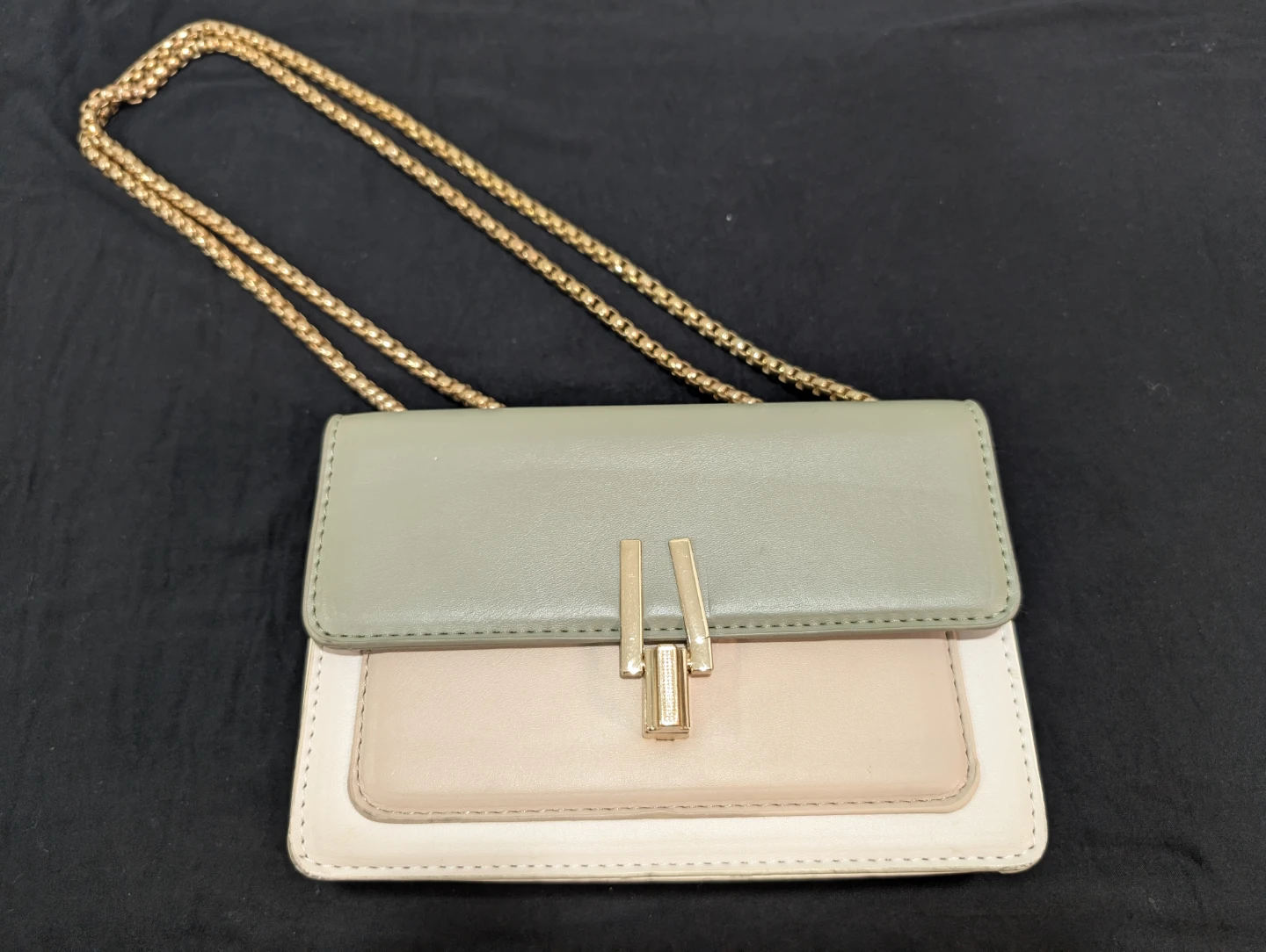 Color-Block Crossbody Bag