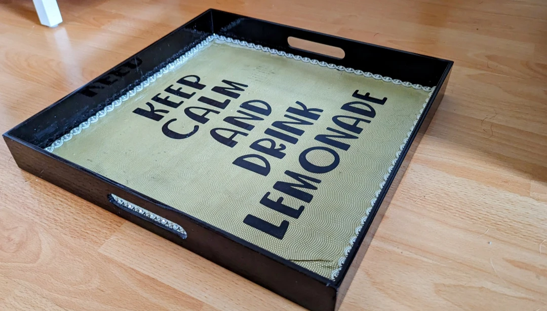 Keep Calm and Drink Lemonade Tray
