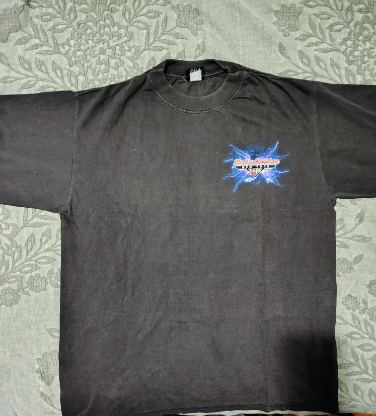 Vintage circa 2001 Harley Davidson Café NY t-shirt image indicator(6)