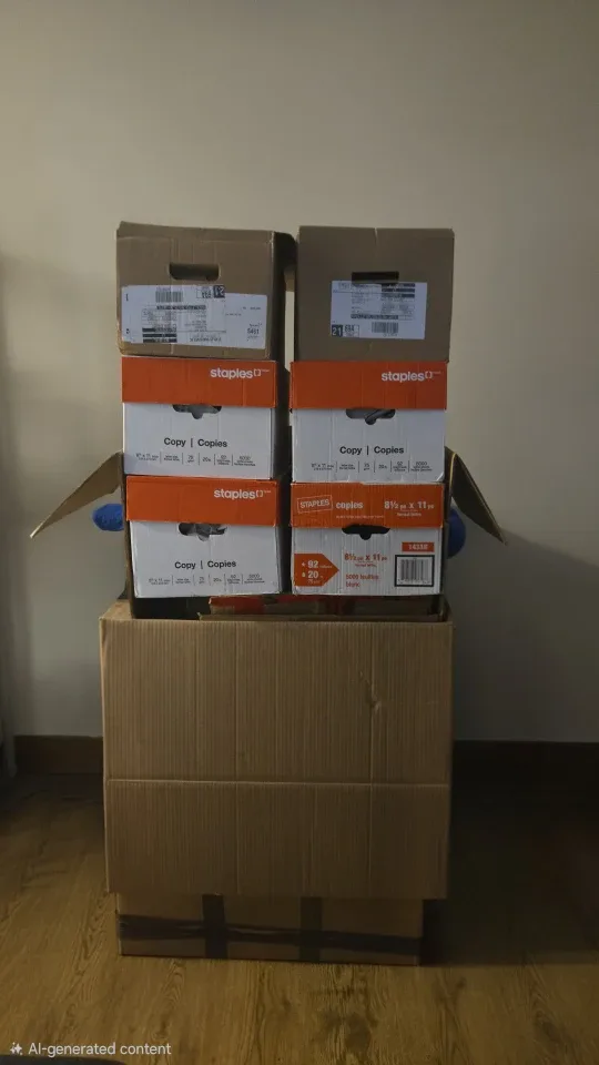 Moving Boxes and some Packing Paper