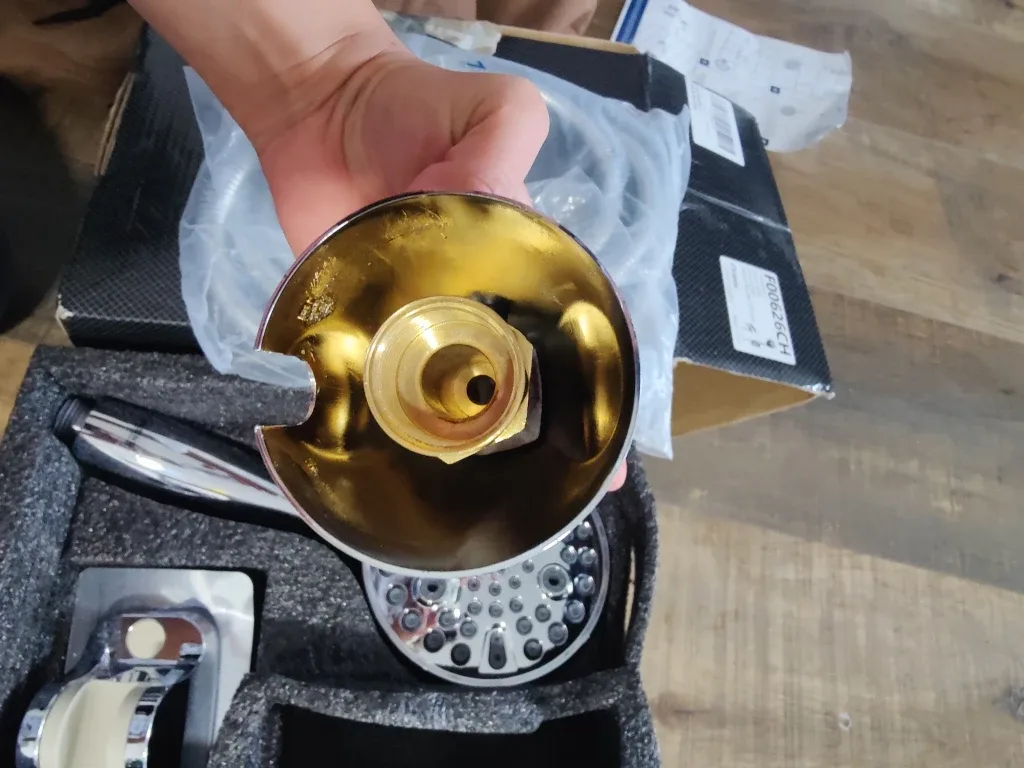 New YASINU Chrome Shower Faucet Set image indicator(3)