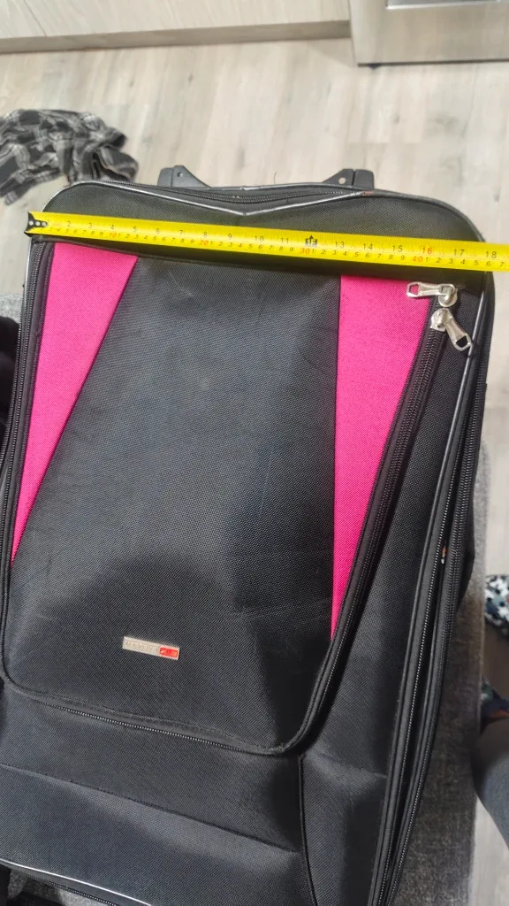 Brown and Black Rolling Check in Suitcase - Approx. 30 inches image indicator(10)