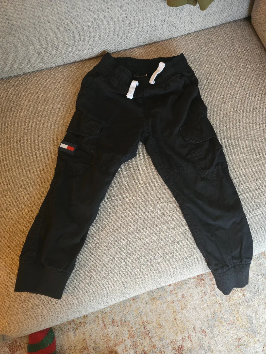 Tommy Hilfiger Black Cargo Pants - Size 5