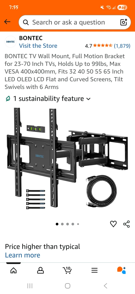 TV Wall Mount for 23-70 inch TVs